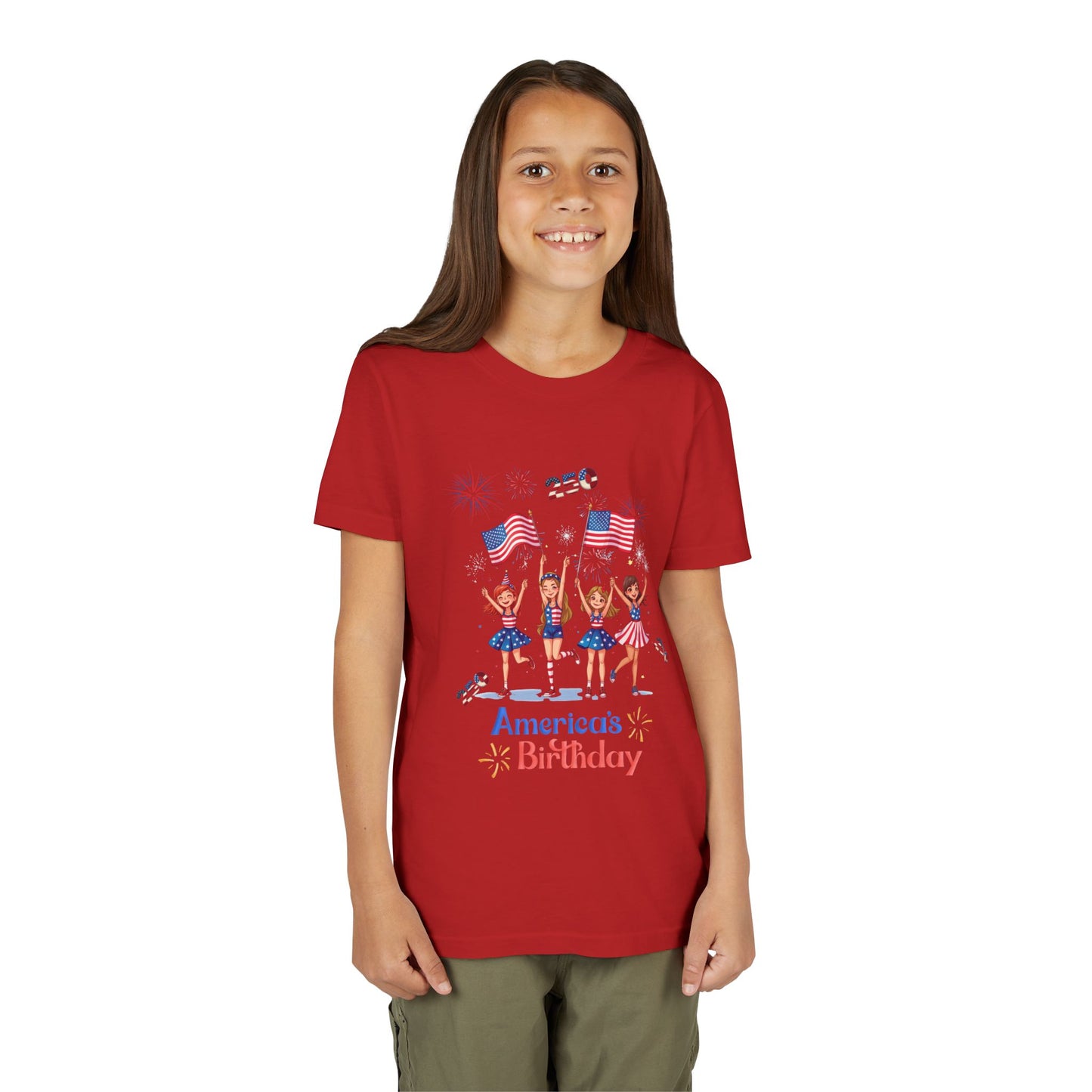 Youth T- Shirt America 250th Anniversary Collection (Cheerleaders)