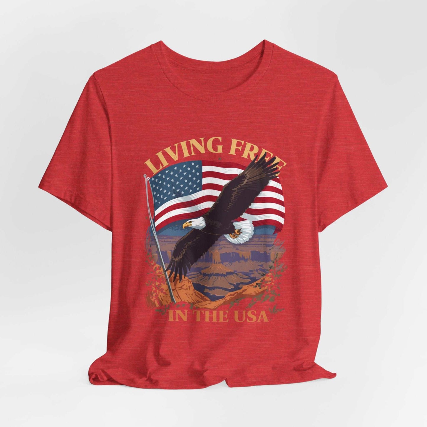 Living Free in the USA (Western Eagle) | Apolitical Apparel