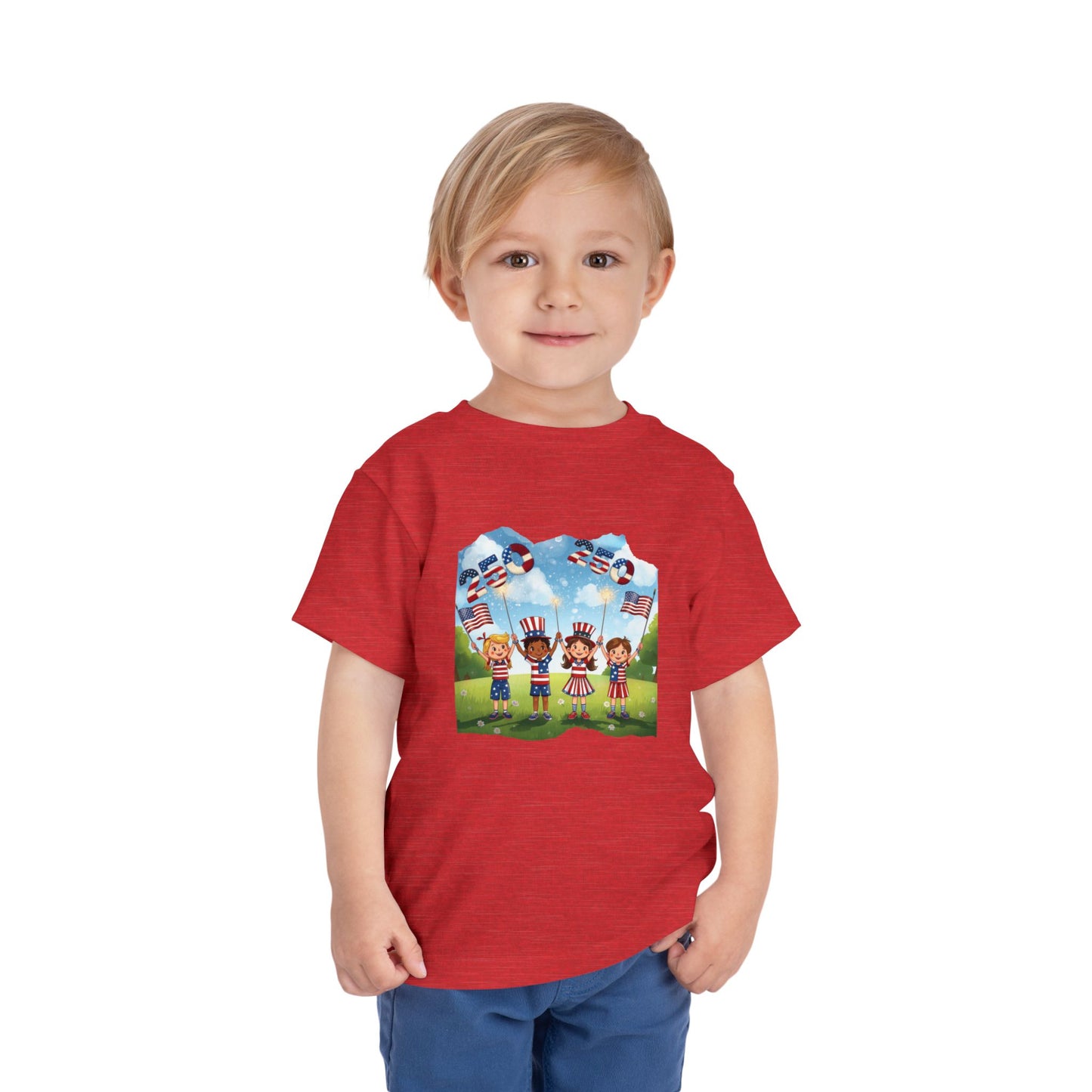 American 250th Anniversary Toddler Short Sleeve Tee (Countryside)