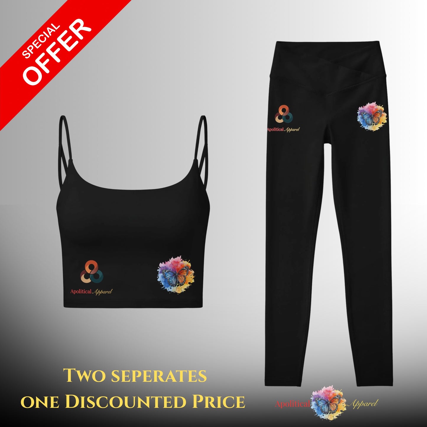 Butterfly Luxe Bra + Leggings Set