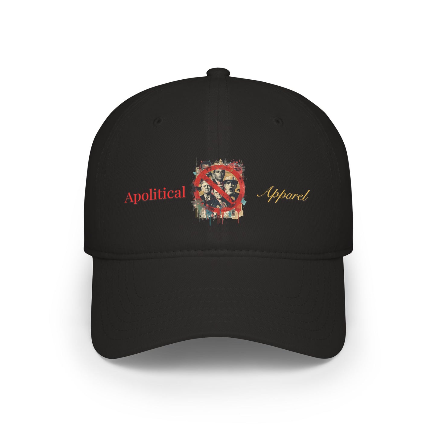Apolitical Apparel Low Profile Baseball Cap ( No Politicians)