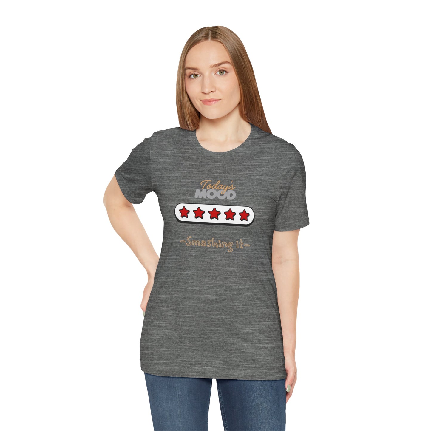 Daily Mood Tees ( 5 Stars) ‘ Smashin it’ With Logo.