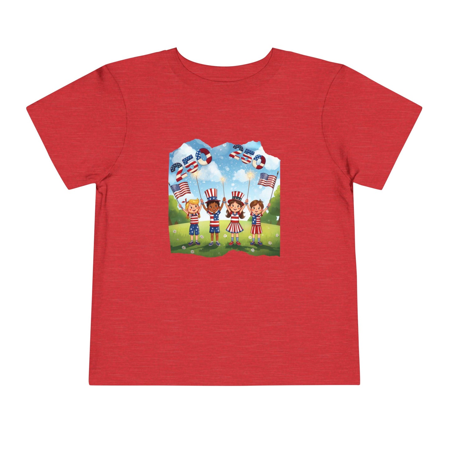 American 250th Anniversary Toddler Short Sleeve Tee (Countryside)