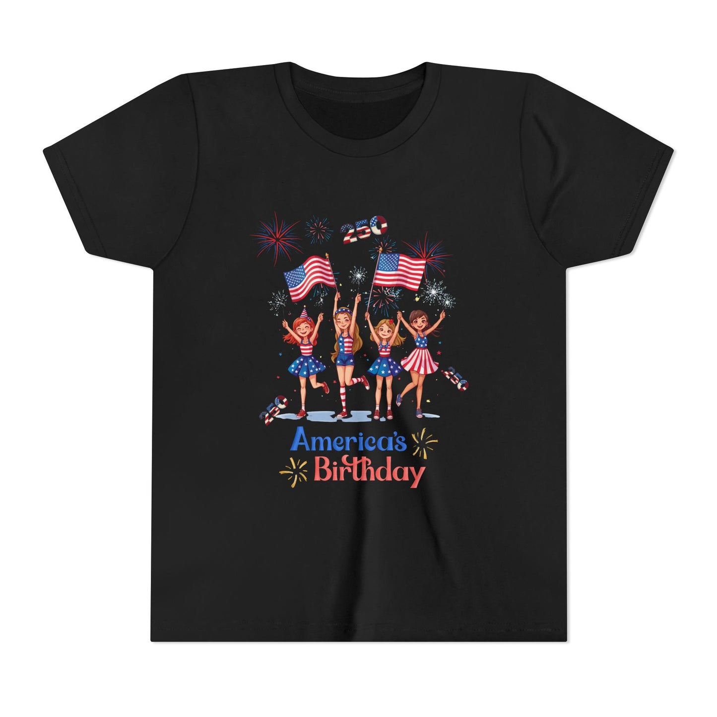 Youth T- Shirt America 250th Anniversary Collection (Cheerleaders)