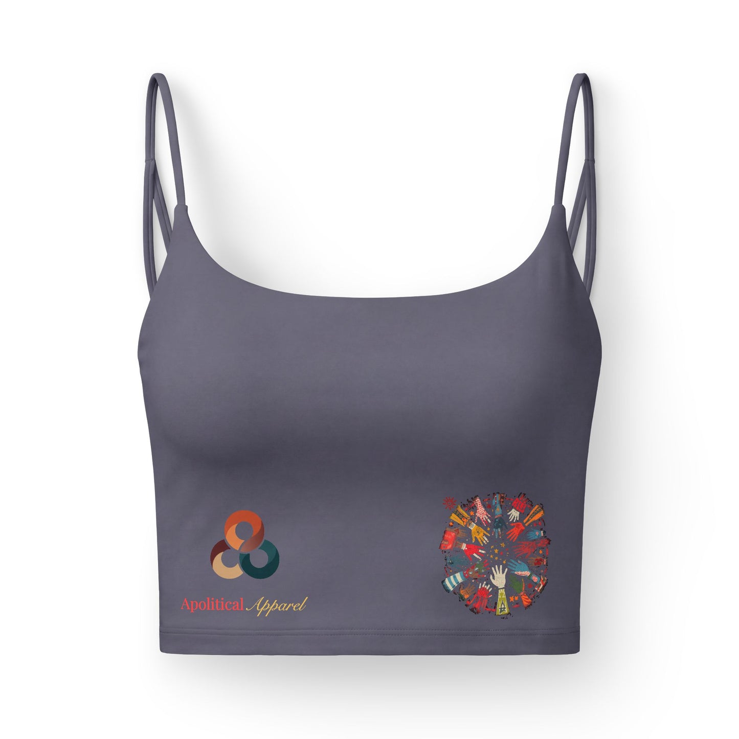 “Together Hands” Women's Workout Luxe Bra