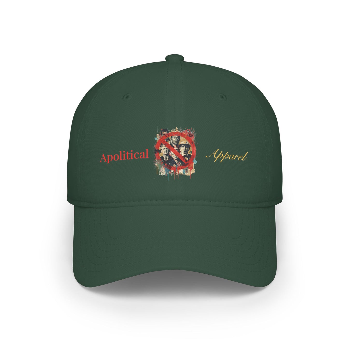 Apolitical Apparel Low Profile Baseball Cap ( No Politicians)
