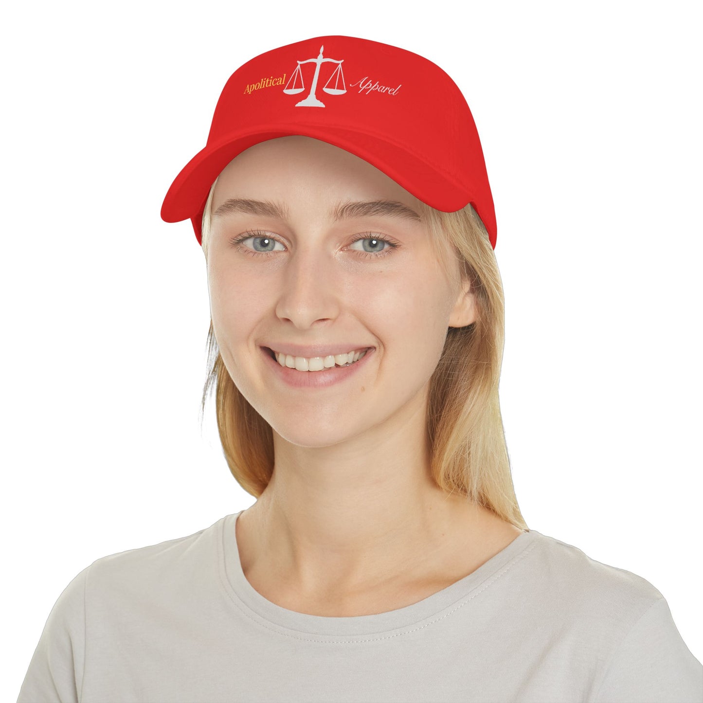 Apolitical Apparel Low Profile Baseball Cap (Silver Scales)