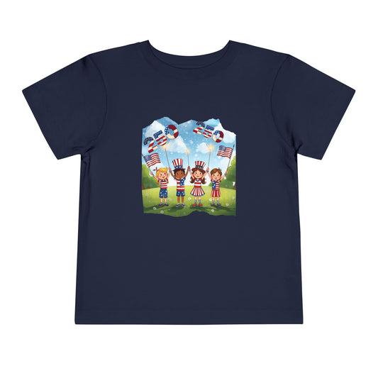 American 250th Anniversary Toddler Short Sleeve Tee (Countryside)