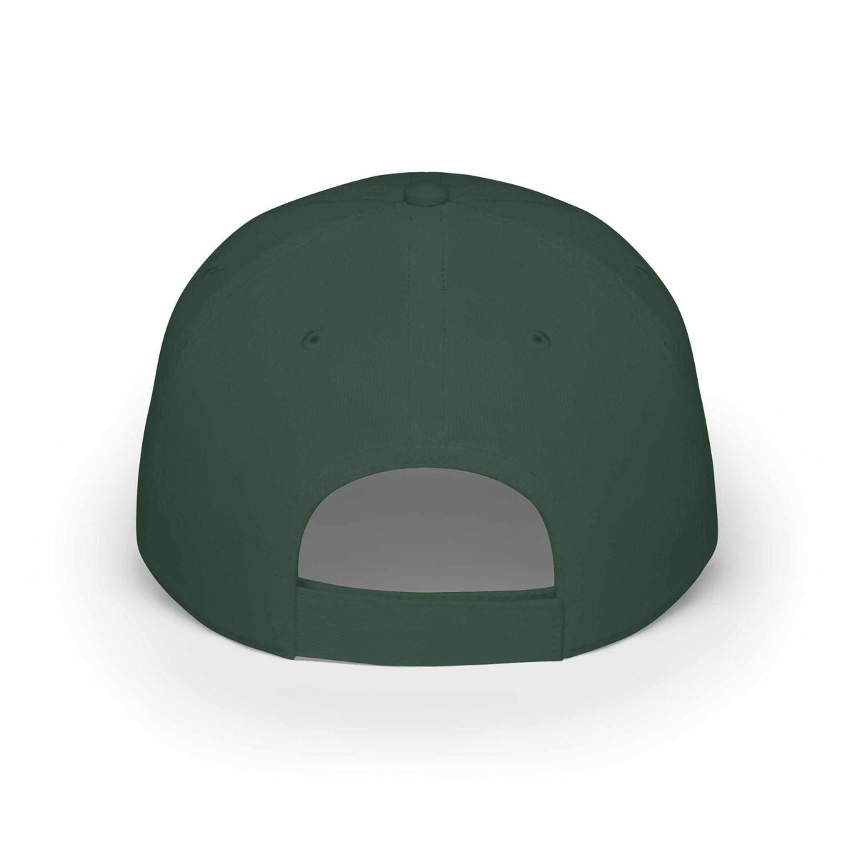 Apolitical Apparel Profile Baseball Cap with Rainbow Bleed graphic in 100% cotton twill and adjustable Velcro closure