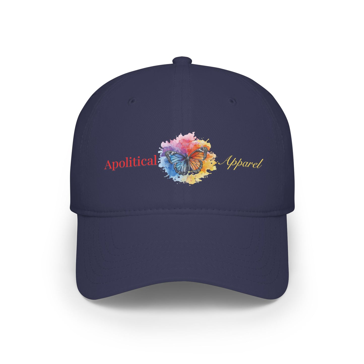 Apolitical Apparel Low Profile Baseball Cap (Butterfly)