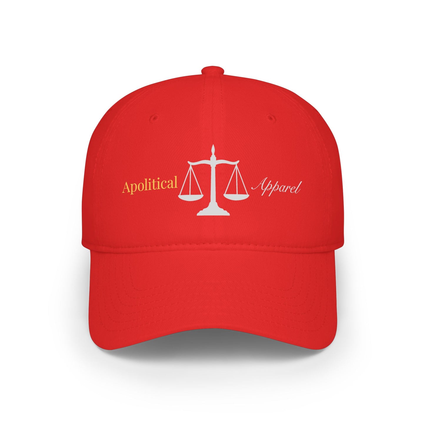 Apolitical Apparel Low Profile Baseball Cap (Silver Scales)