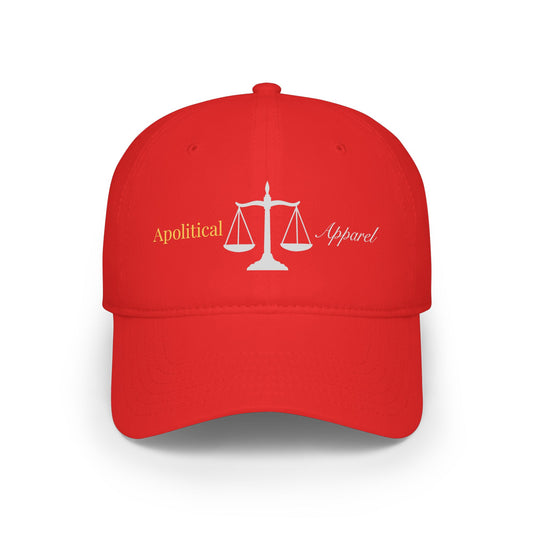 Apolitical Apparel Low Profile Baseball Cap (Silver Scales)