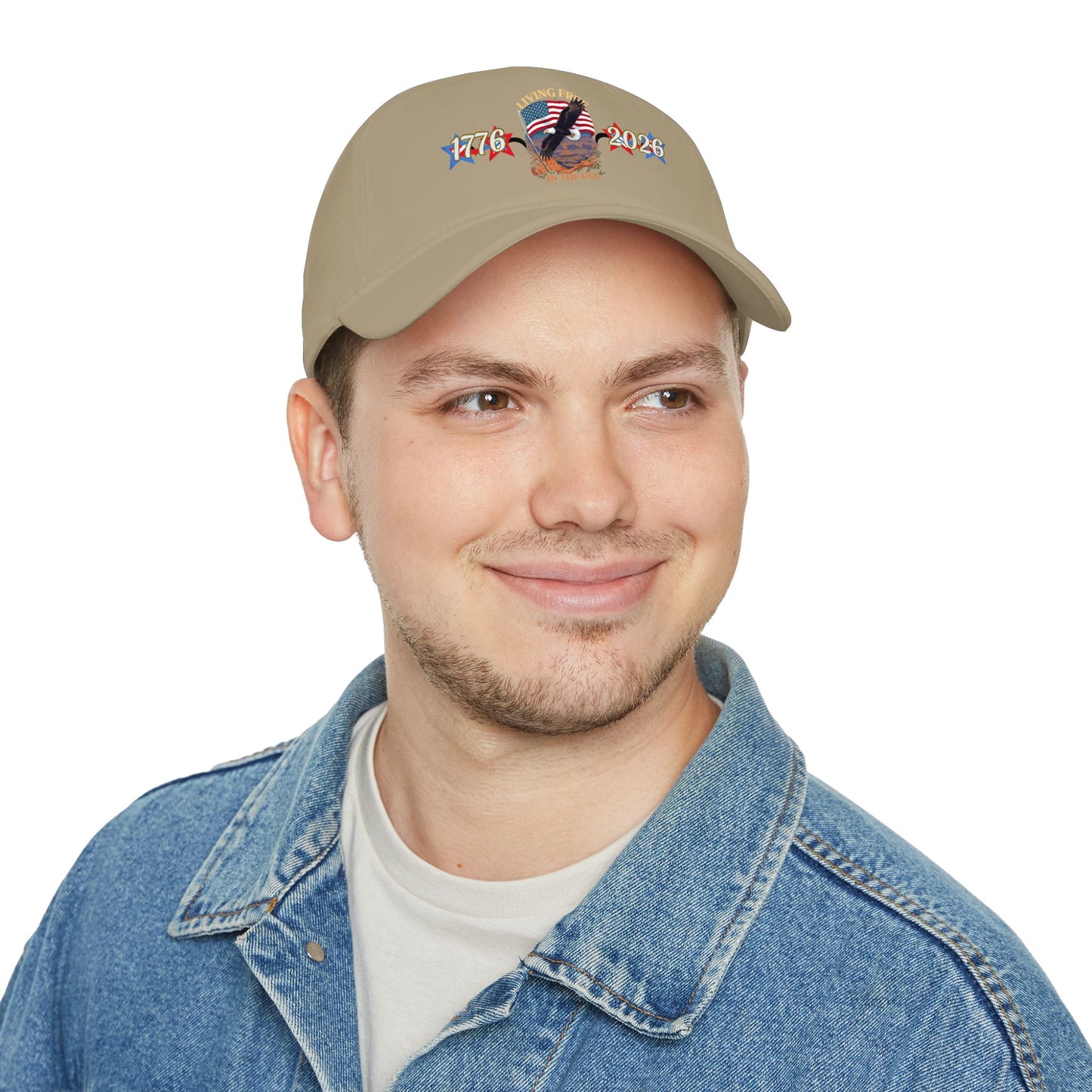 American 250th Anniversary Low Profile Baseball Cap (Living Free)