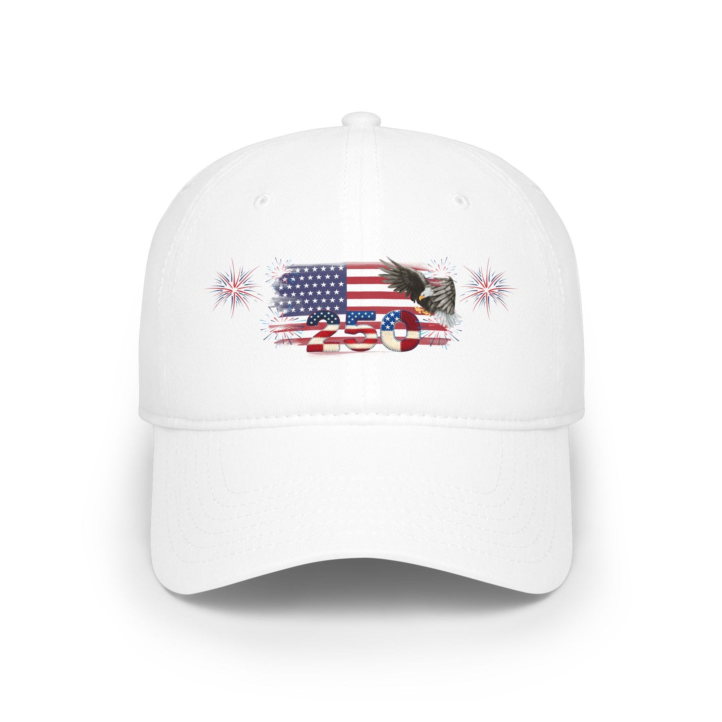 American 250th Anniversary Low Profile Baseball Cap (Hunting Eagle)
