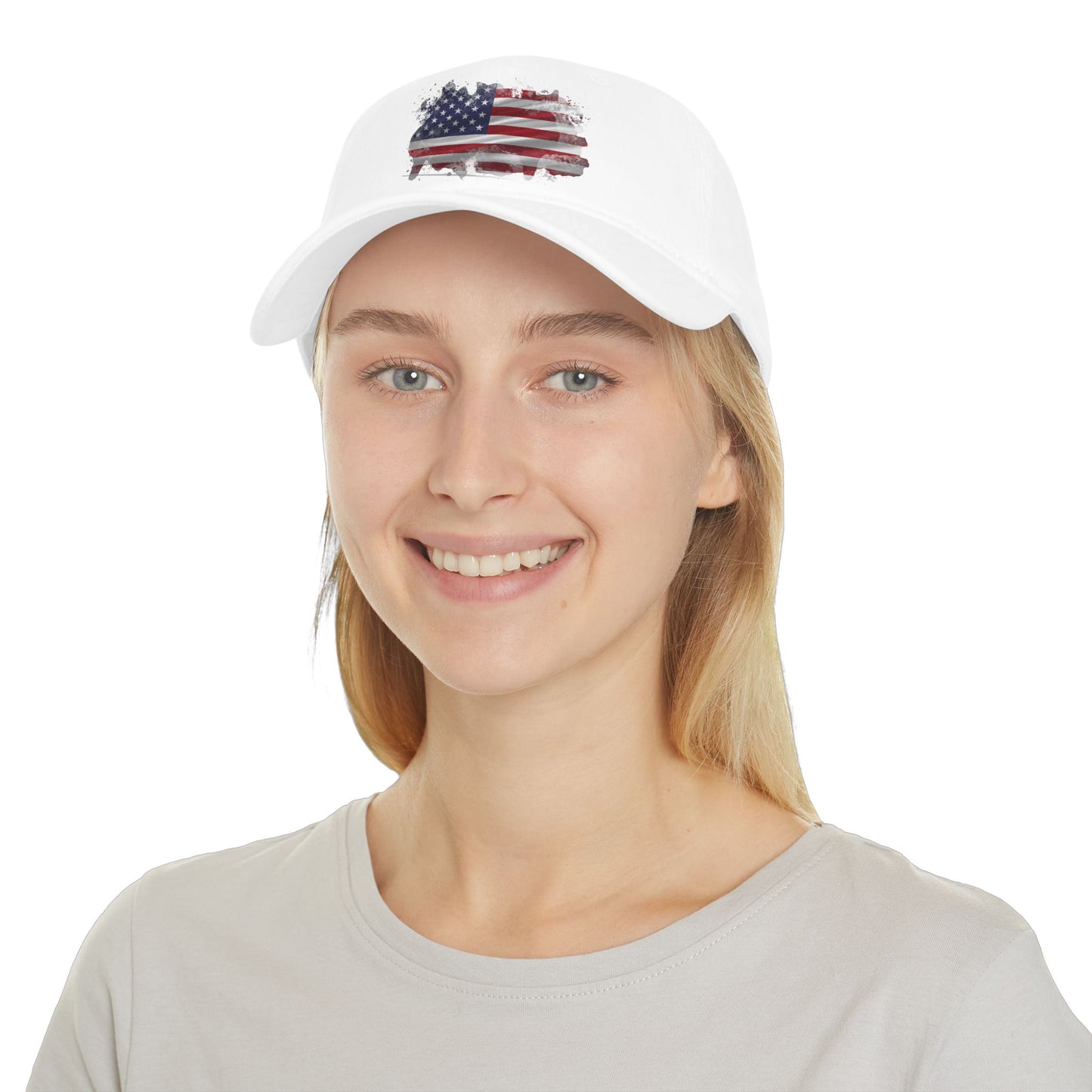 American 250th Anniversary Low Profile Baseball Cap (Distressed Flag)