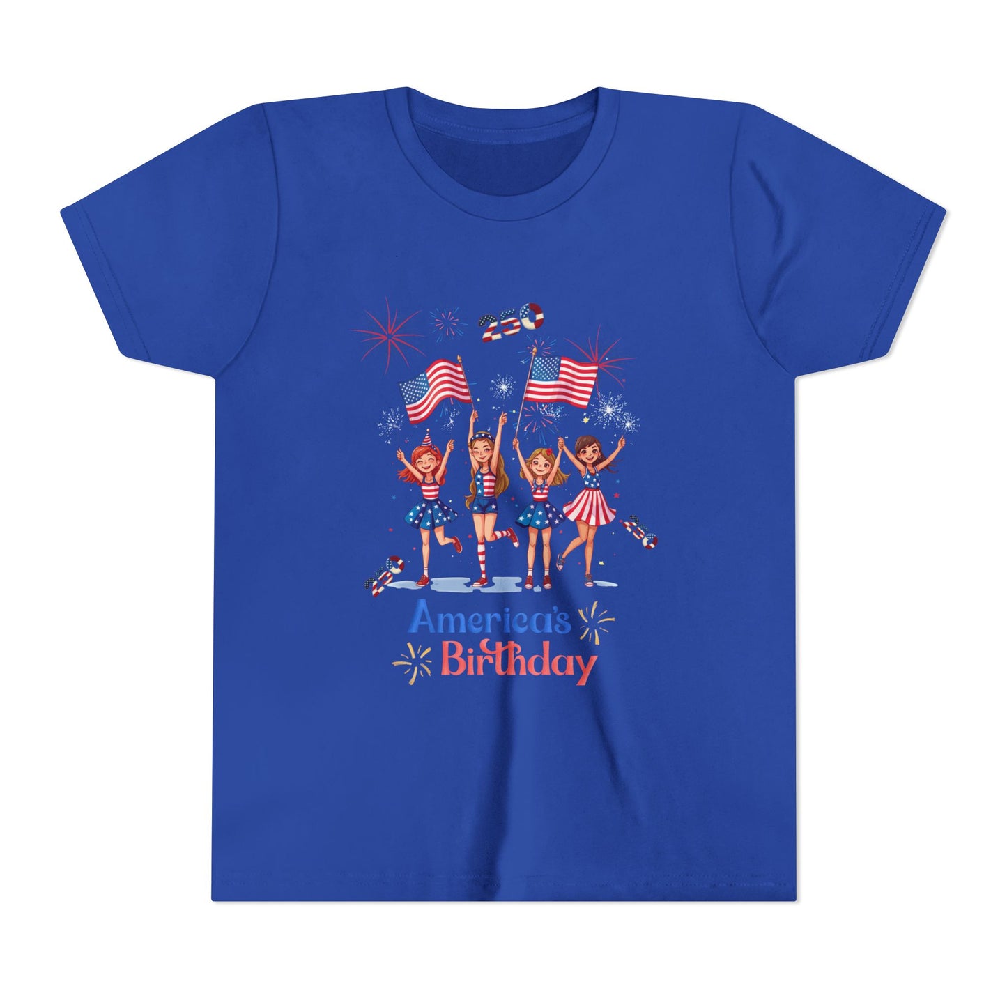 Youth T- Shirt America 250th Anniversary Collection (Cheerleaders)