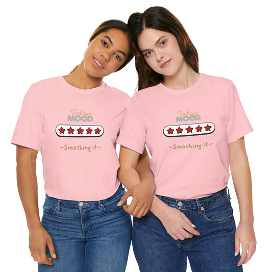 Daily Mood Tees ( 5 Stars) ‘ Smashin it’ With Logo.