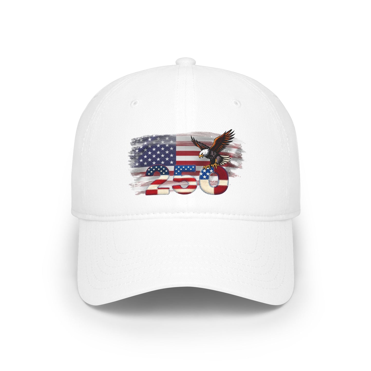 American 250th Anniversary Low Profile Baseball Cap (Spread Eagle)