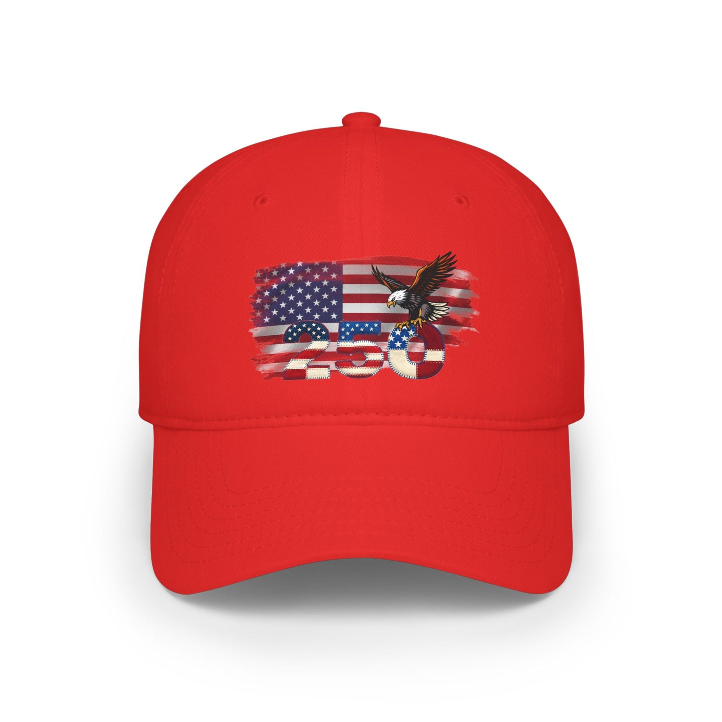 American 250th Anniversary Low Profile Baseball Cap (Spread Eagle)