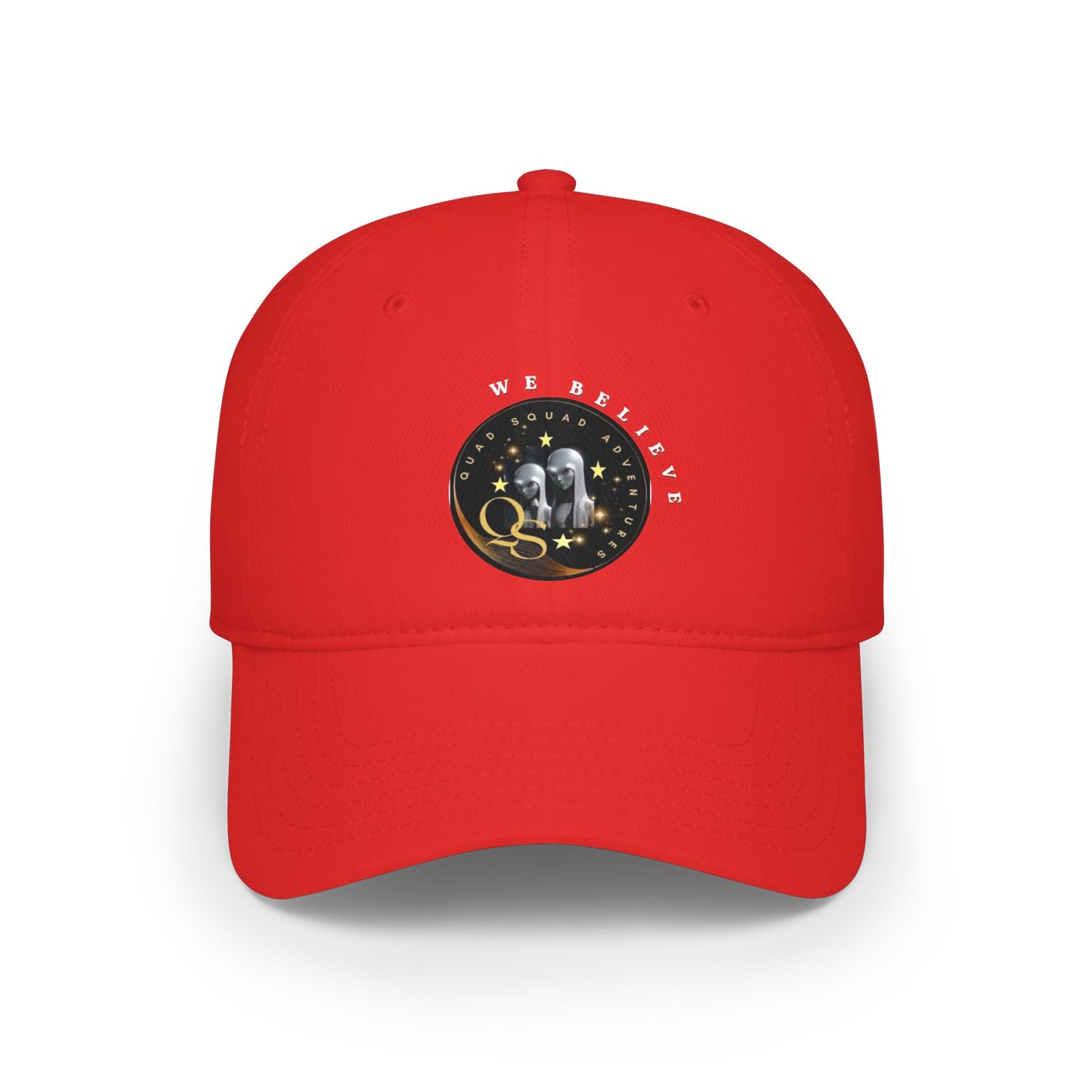 Out of this World We Believe Low Profile Baseball Cap (Quad Squad )