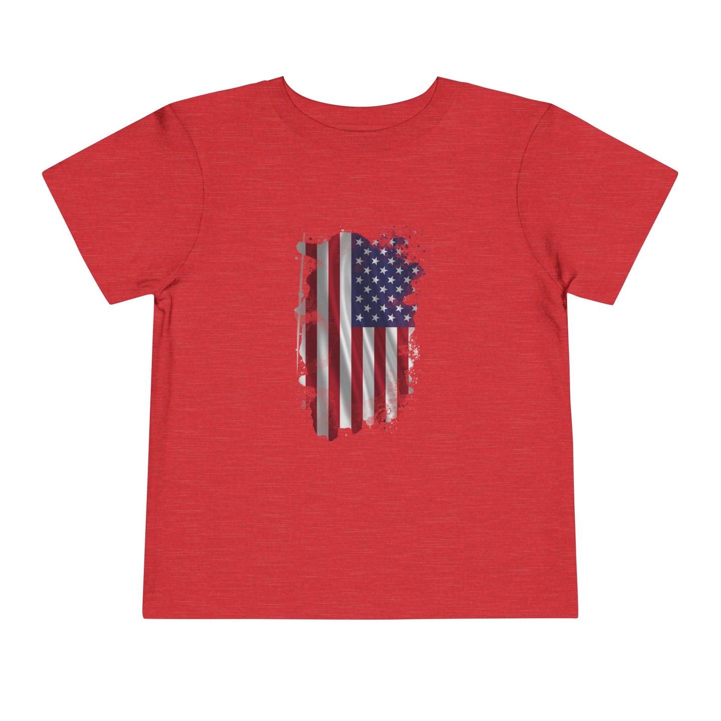 American 250th Anniversary Toddler Short Sleeve Tee (Distressed Flag)