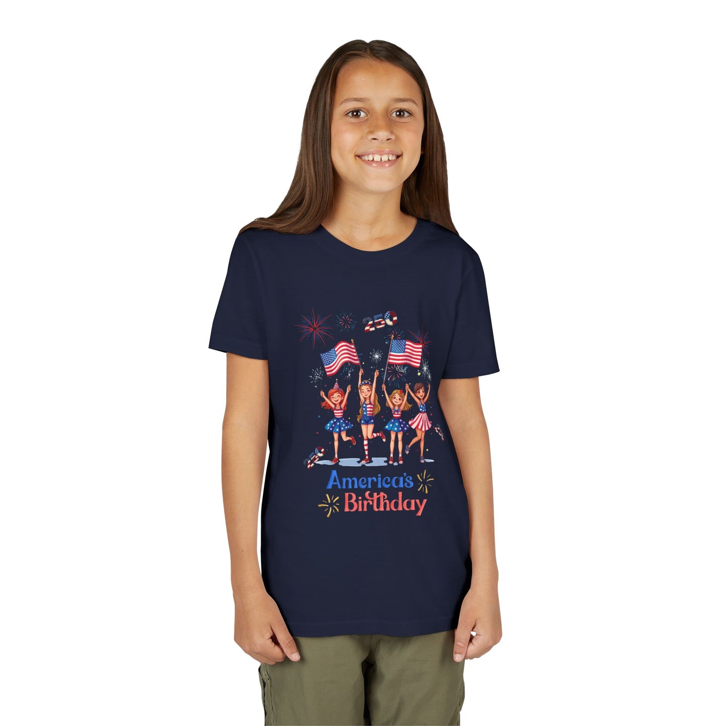 Youth T- Shirt America 250th Anniversary Collection (Cheerleaders)