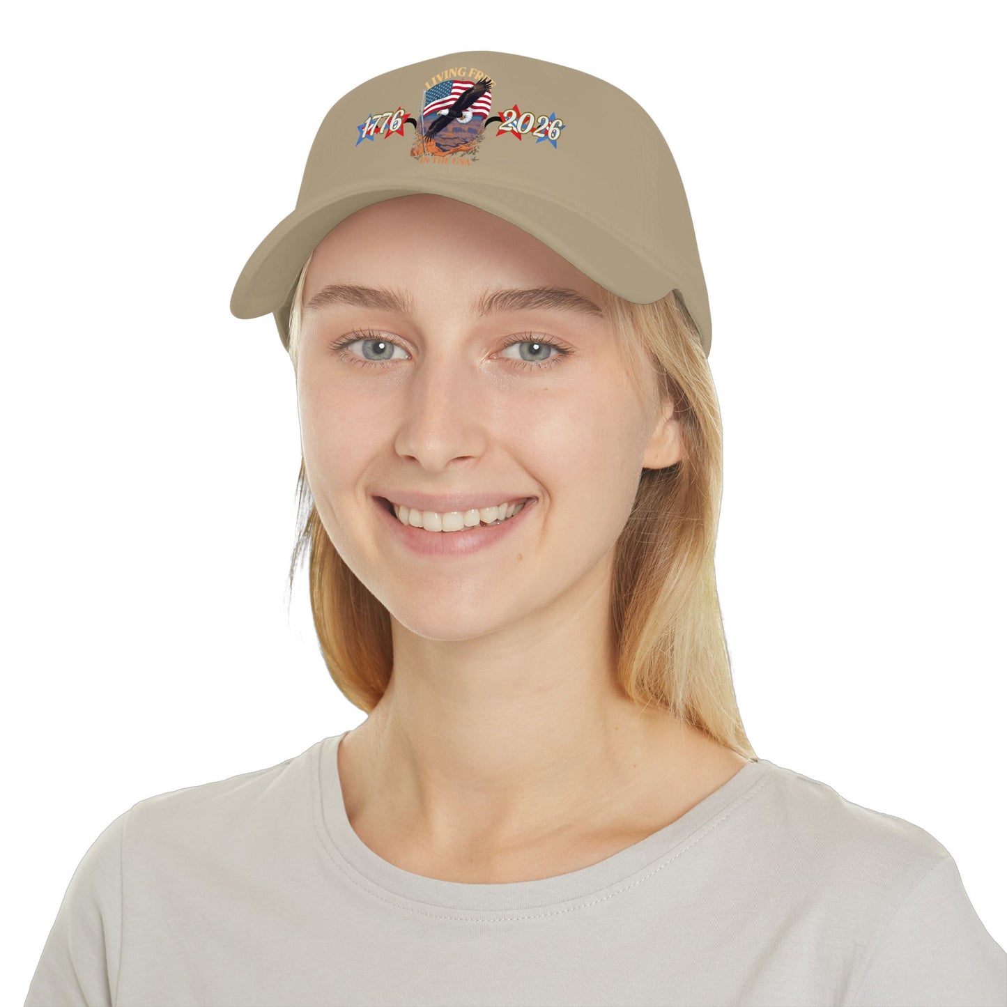 American 250th Anniversary Low Profile Baseball Cap (Living Free)