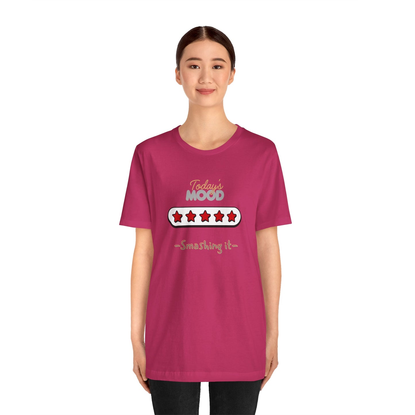 Daily Mood Tees ( 5 Stars) ‘ Smashin it’ With Logo.
