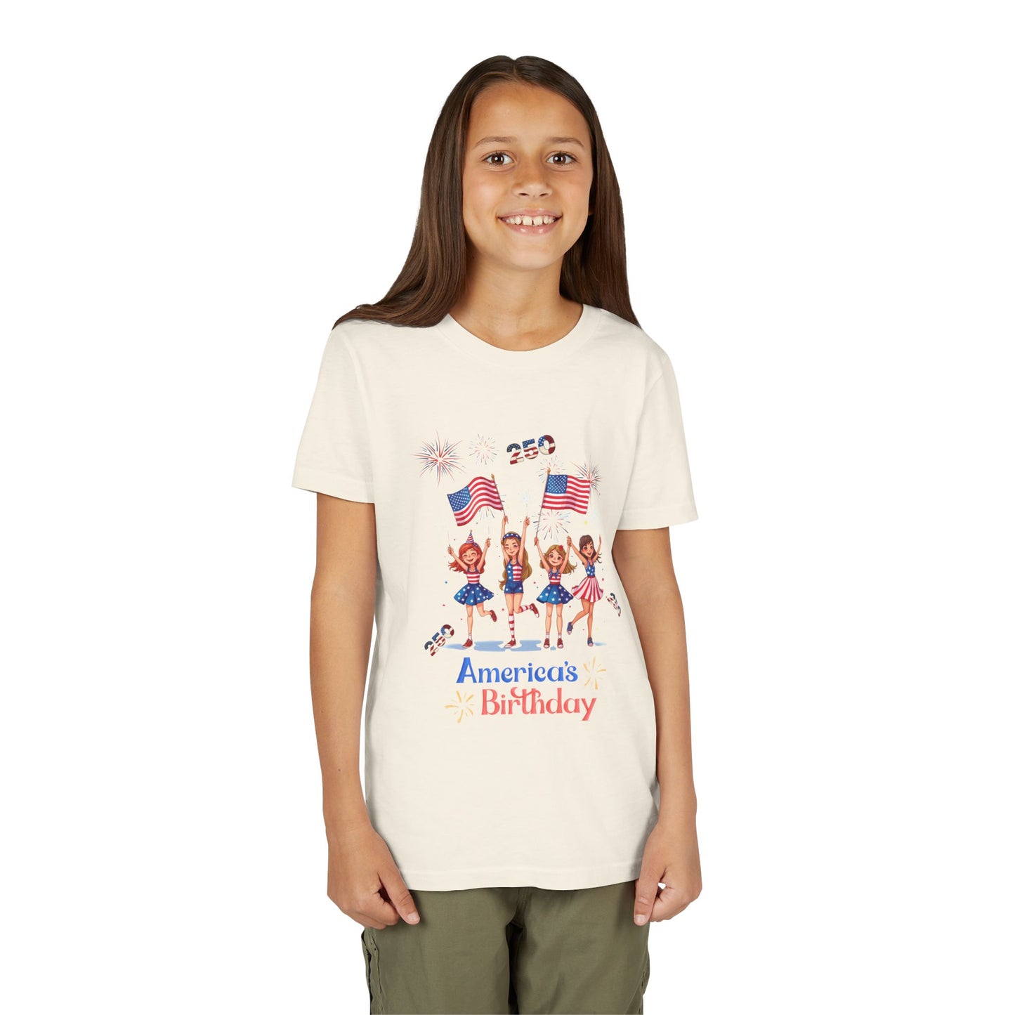 Youth T- Shirt America 250th Anniversary Collection (Cheerleaders)
