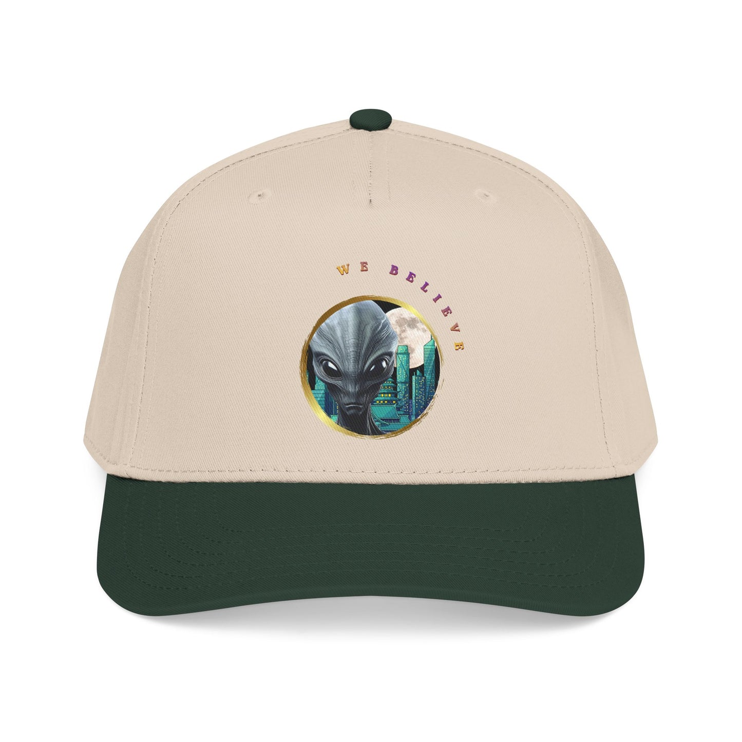 Out of this World. We Believe in Aliens Baseball Cap Collection. ( Turquoise Alien)