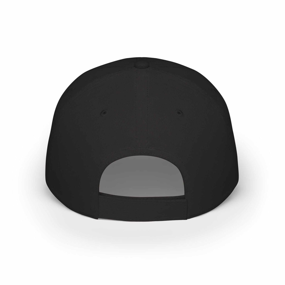 Apolitical Apparel low profile baseball cap with butterfly graphic, 100% cotton twill, adjustable closure