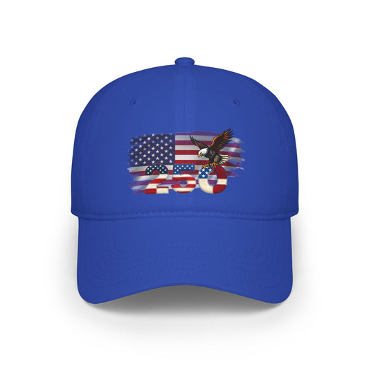 American 250th Anniversary Low Profile Baseball Cap (Spread Eagle)