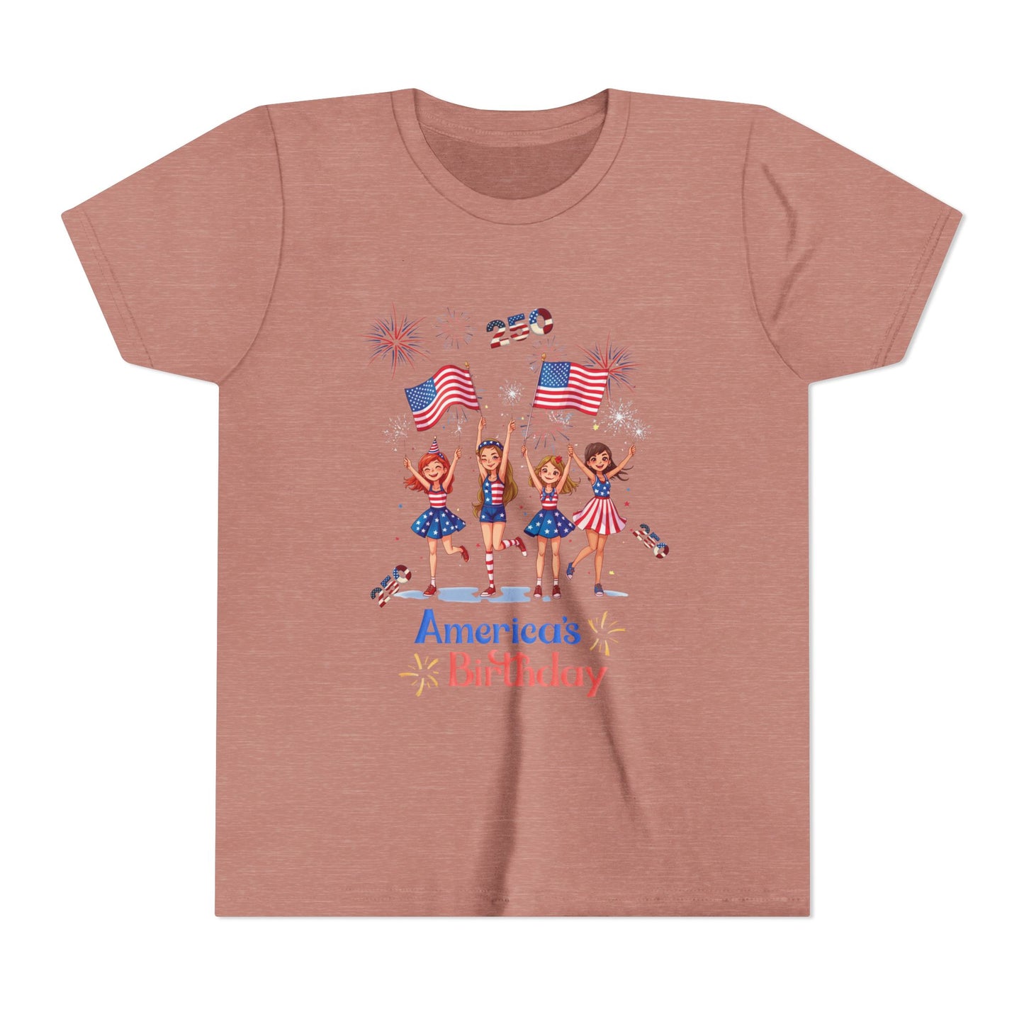 Youth T- Shirt America 250th Anniversary Collection (Cheerleaders)