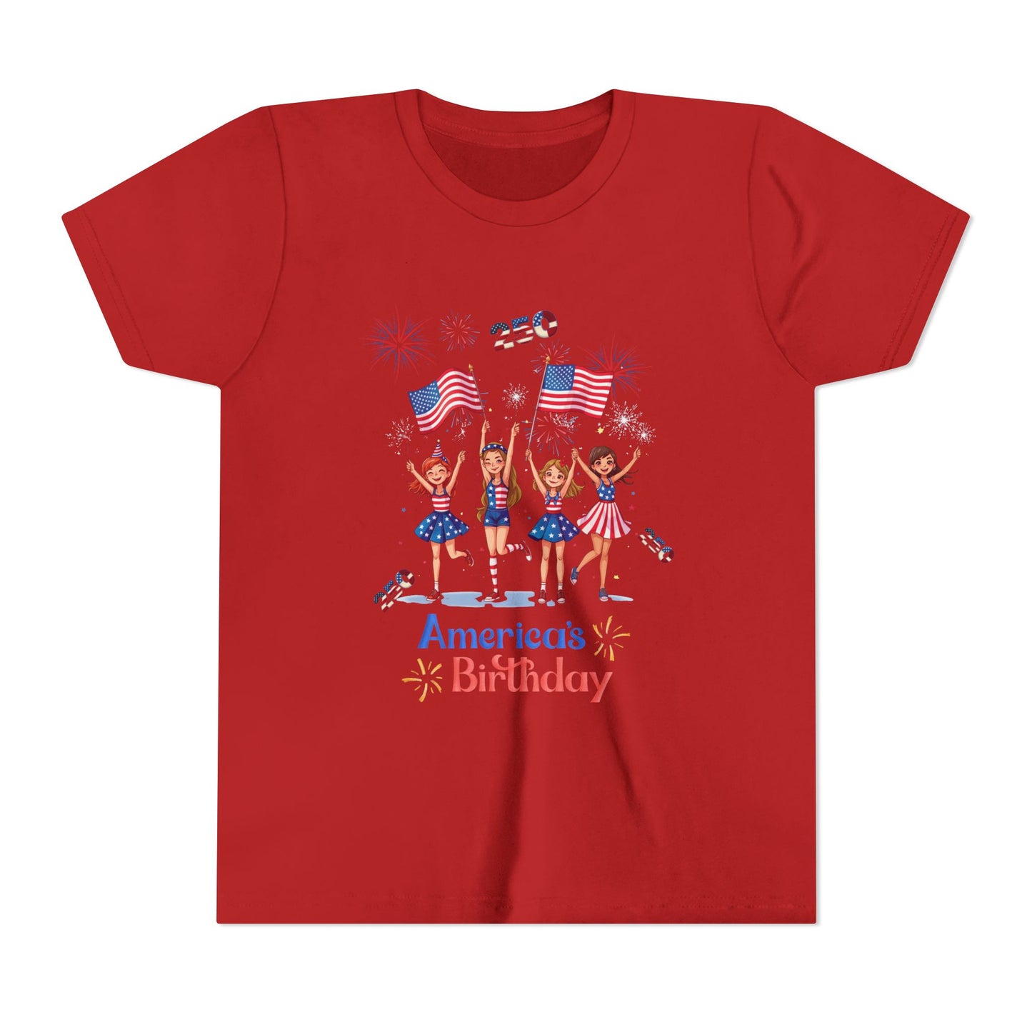 Youth T- Shirt America 250th Anniversary Collection (Cheerleaders)