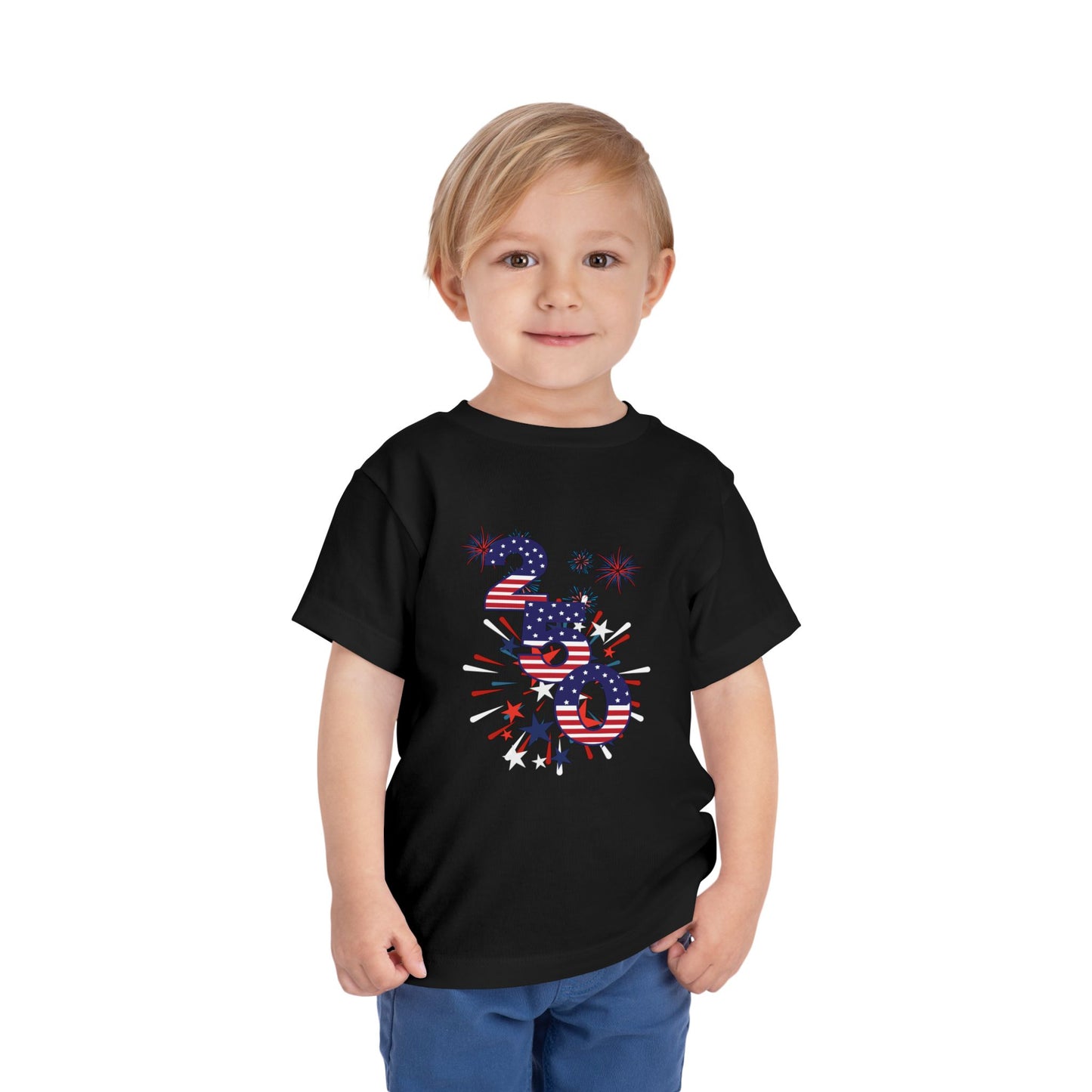 American 250th Anniversary Toddler Short Sleeve Tee (250 Numbers )