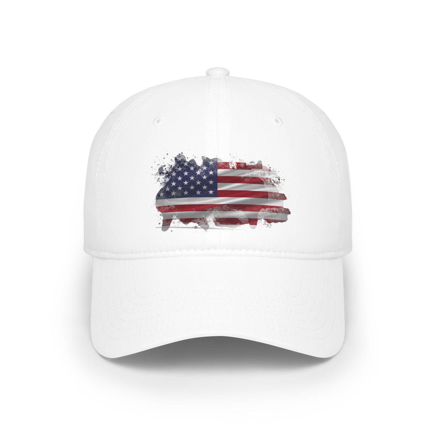 American 250th Anniversary Low Profile Baseball Cap (Distressed Flag)