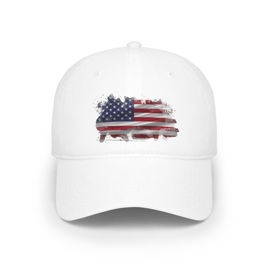 American 250th Anniversary Low Profile Baseball Cap (Distressed Flag)