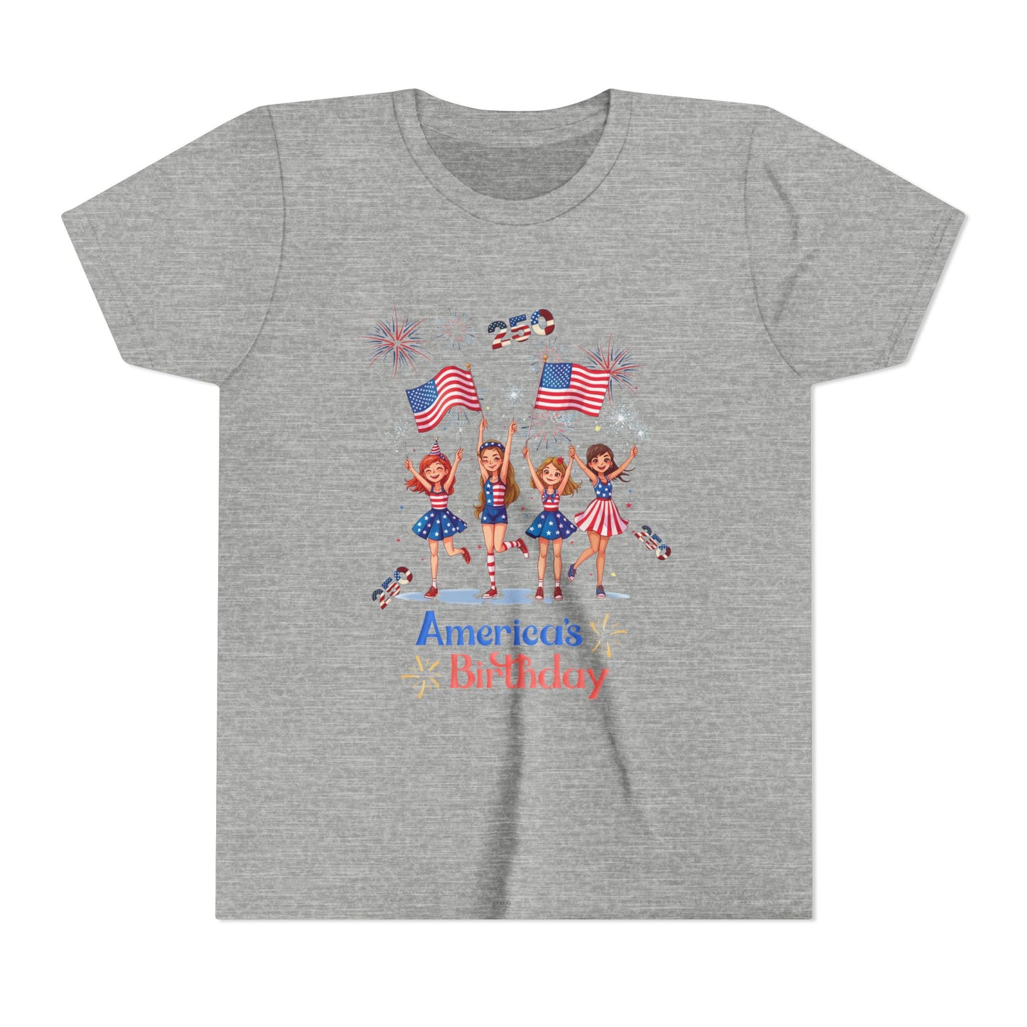 Youth T- Shirt America 250th Anniversary Collection (Cheerleaders)
