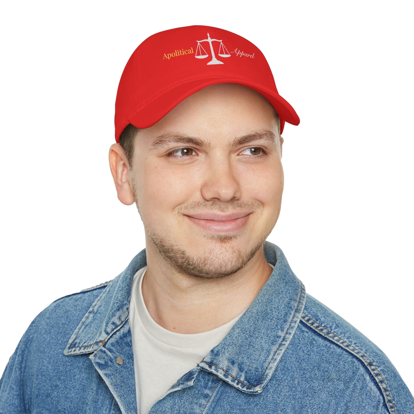 Apolitical Apparel Low Profile Baseball Cap (Silver Scales)