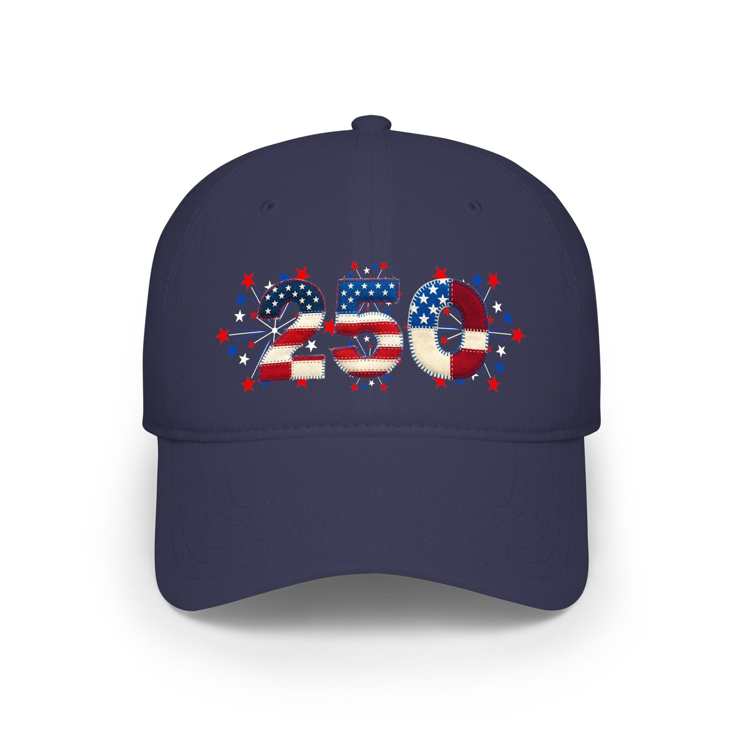American 250th Anniversary Low Profile Baseball Cap ( 250 Numbers)