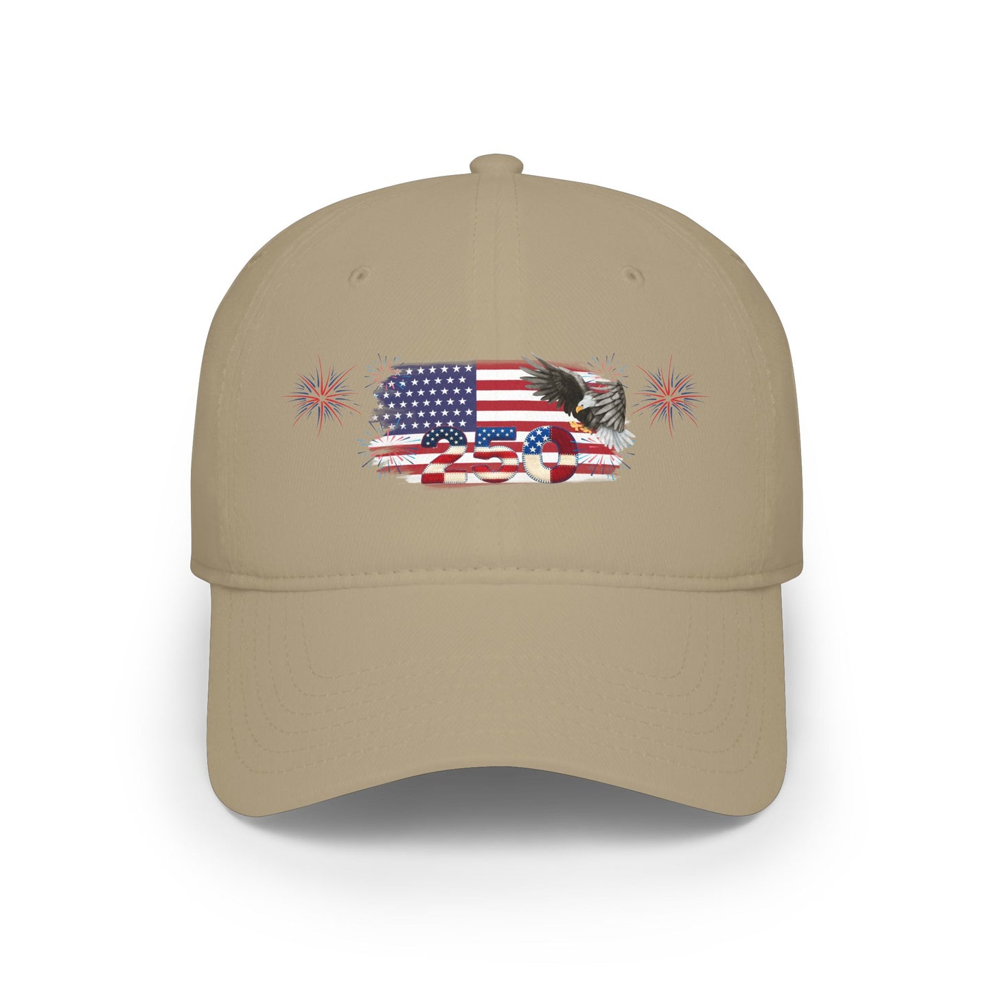 American 250th Anniversary Low Profile Baseball Cap (Hunting Eagle)