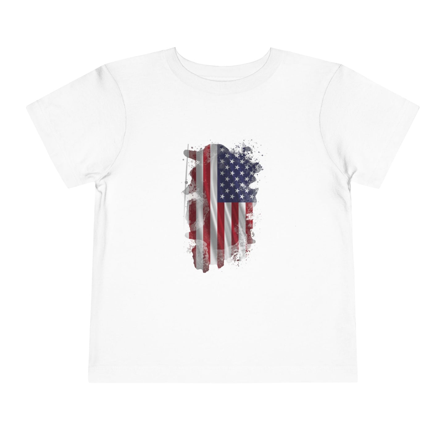 American 250th Anniversary Toddler Short Sleeve Tee (Distressed Flag)