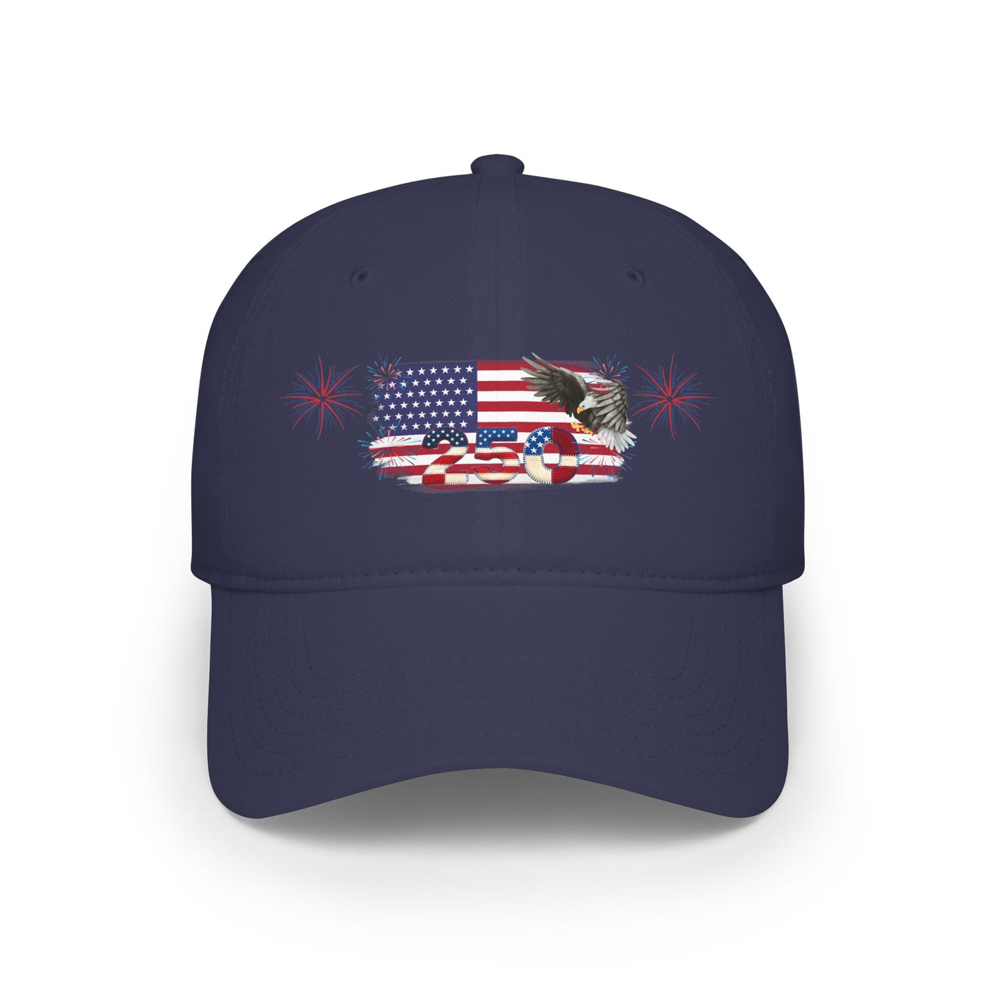 American 250th Anniversary Low Profile Baseball Cap (Hunting Eagle)