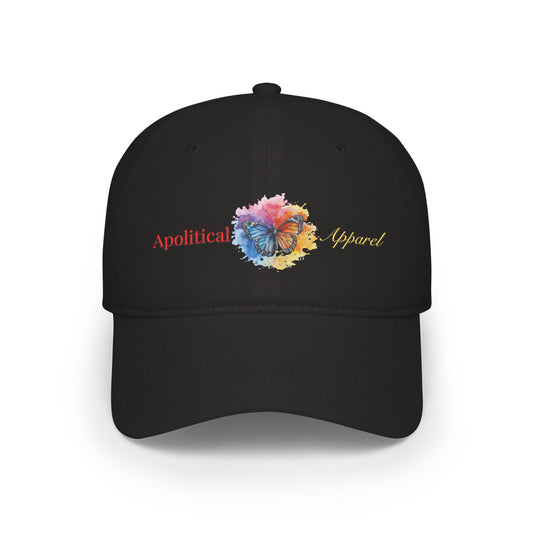 Apolitical Apparel Low Profile Baseball Cap (Butterfly)
