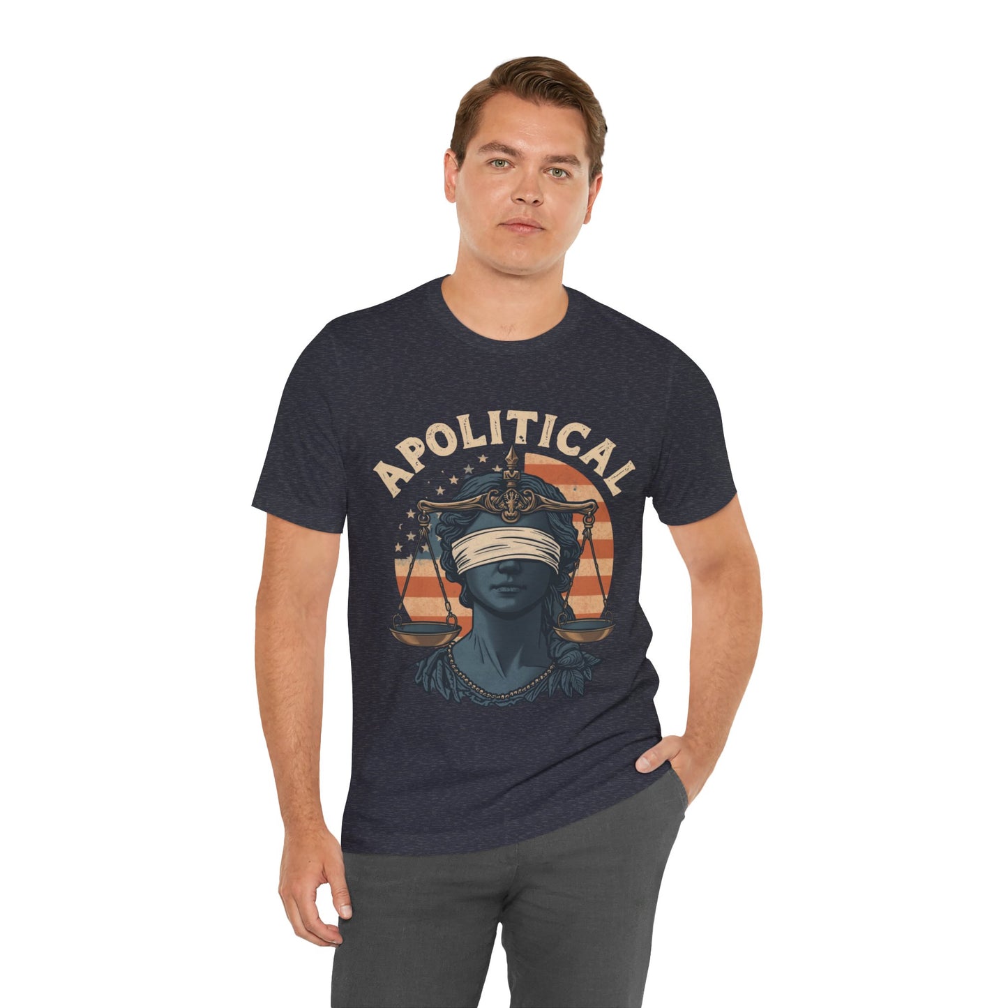 Apolitical Collection (Justice is Blind) no logo