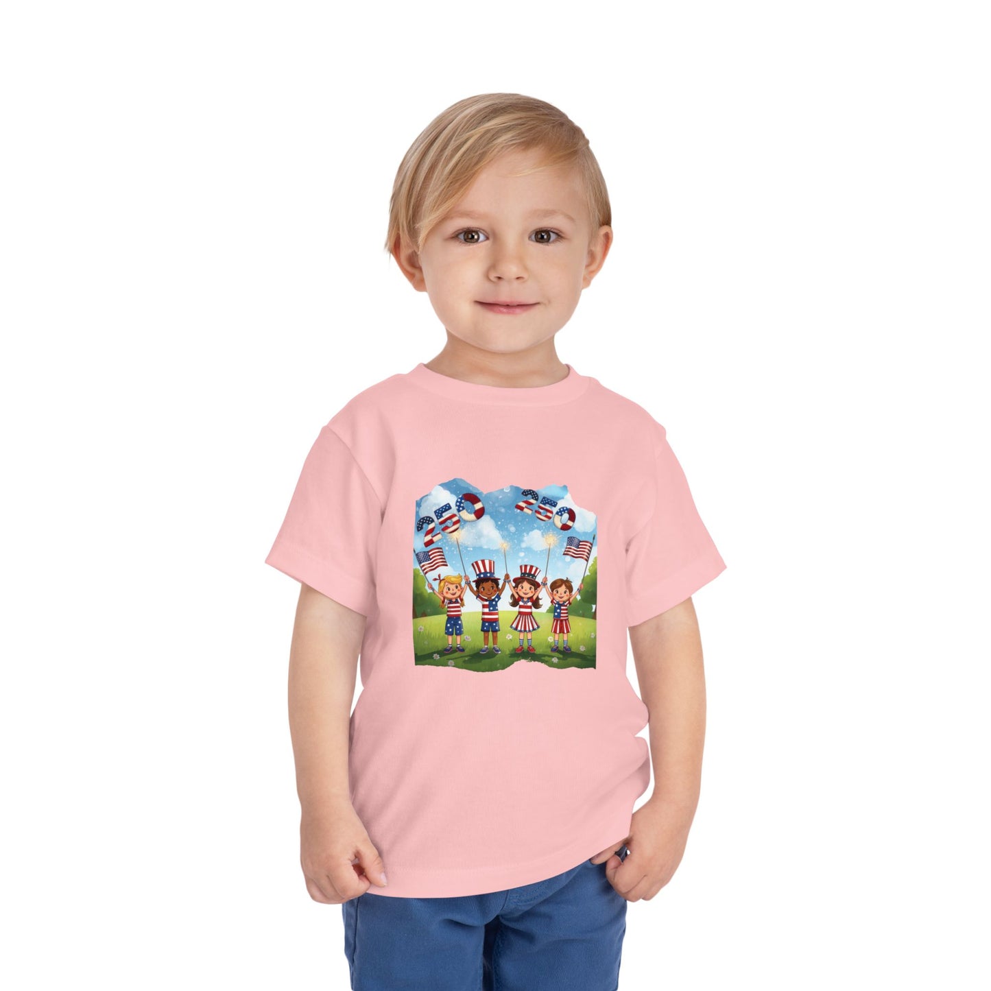American 250th Anniversary Toddler Short Sleeve Tee (Countryside)