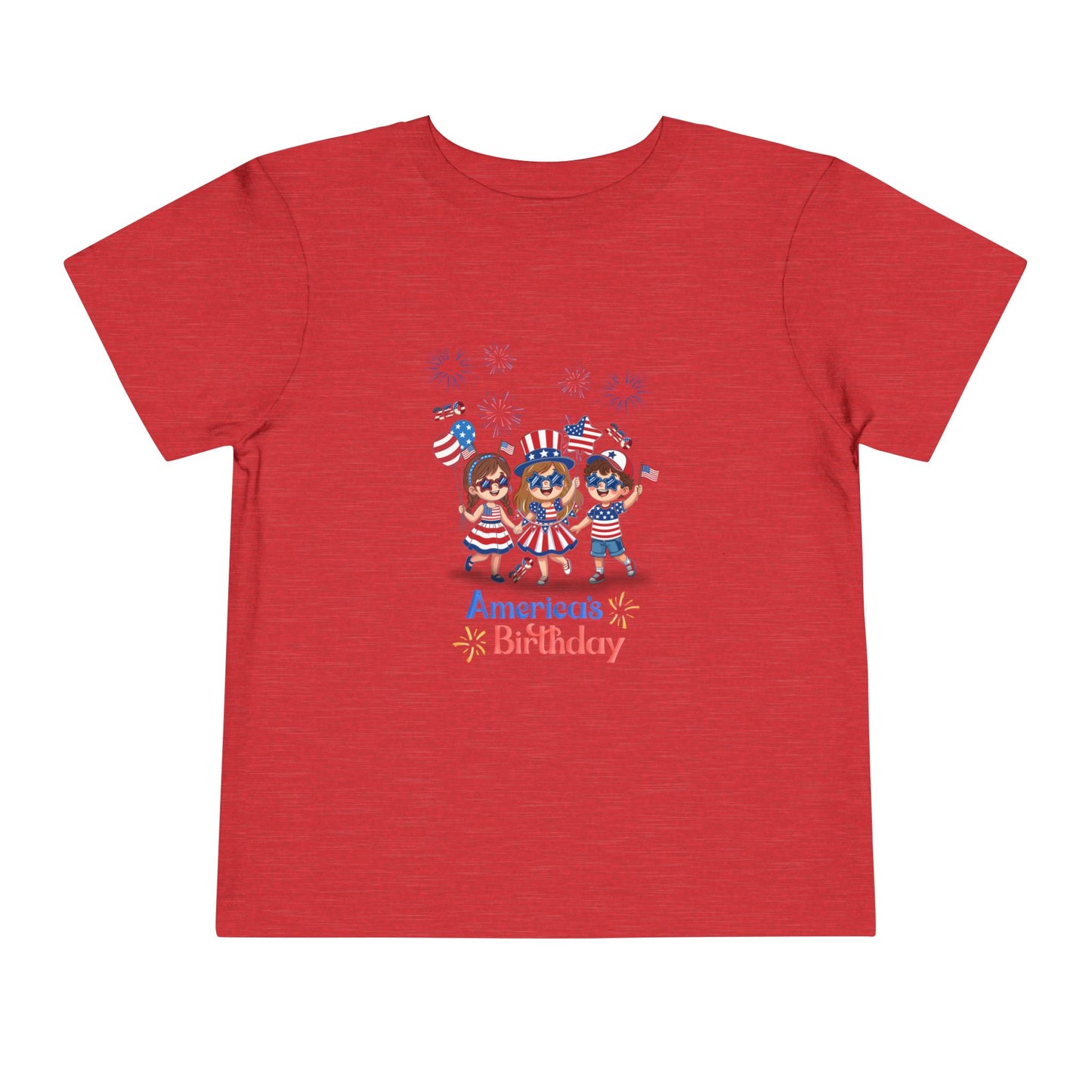American 250th Anniversary Toddler Short Sleeve Tee (Star Sunglasses)