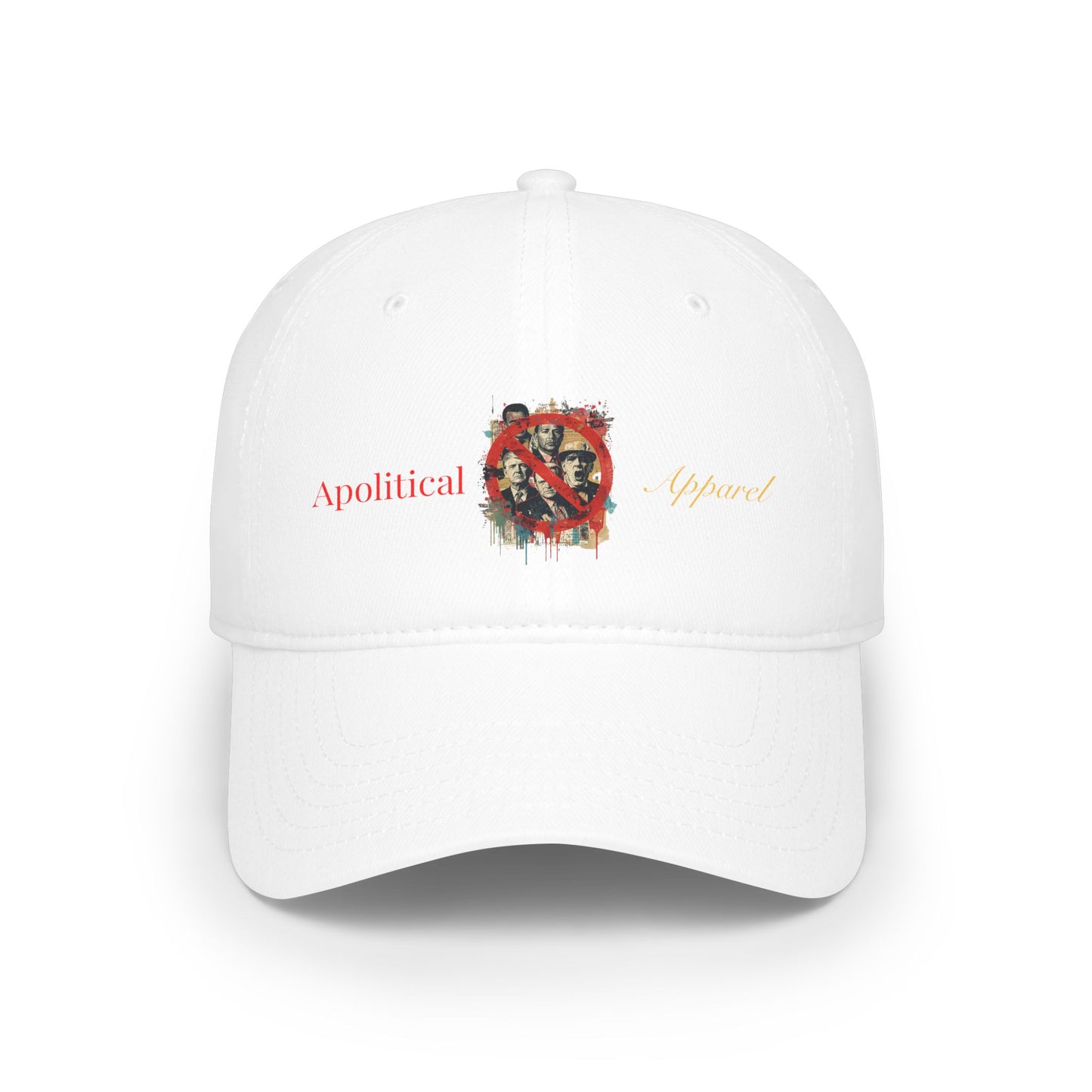 Apolitical Apparel Low Profile Baseball Cap ( No Politicians)