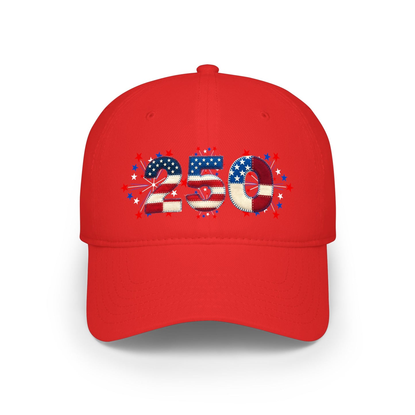 American 250th Anniversary Low Profile Baseball Cap ( 250 Numbers)