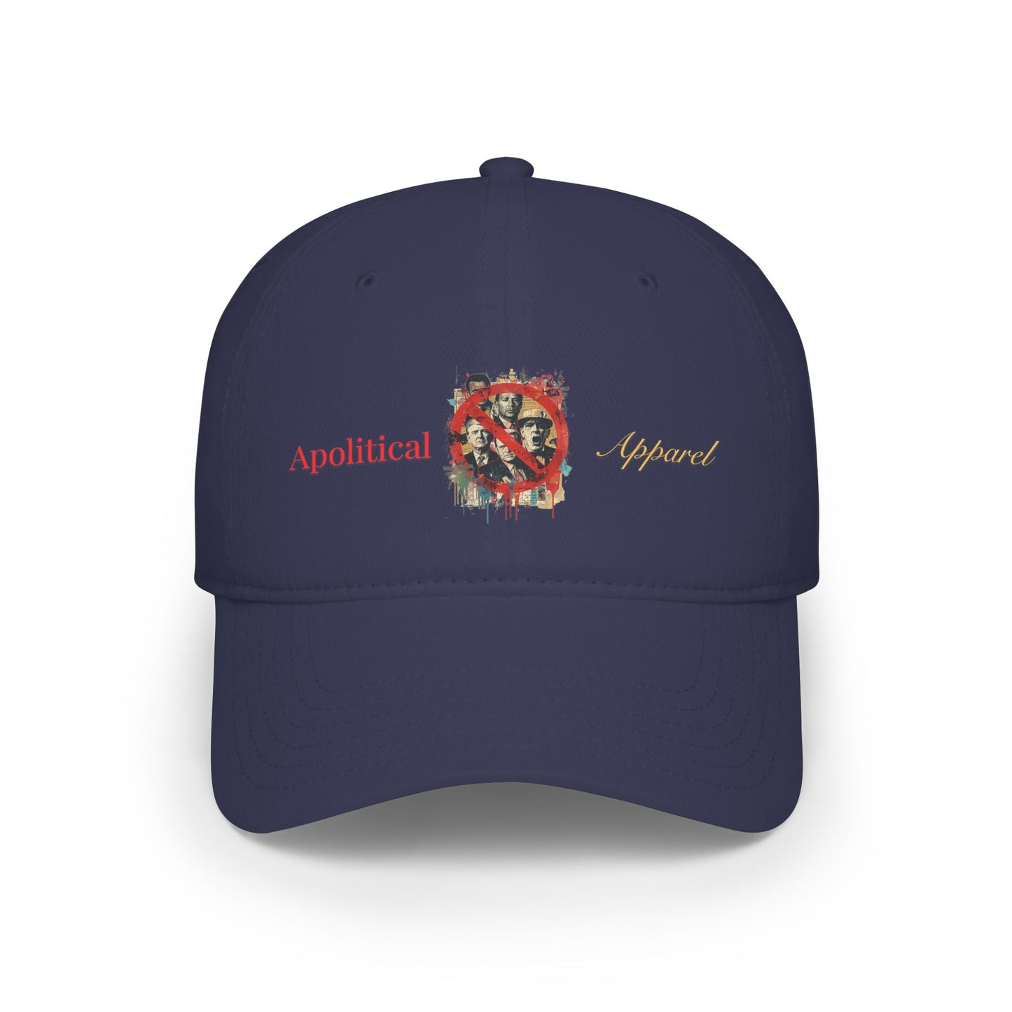 Apolitical Apparel Low Profile Baseball Cap ( No Politicians)